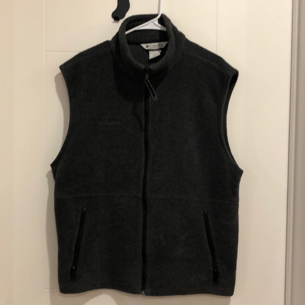 Columbia Gray Fleece Vest